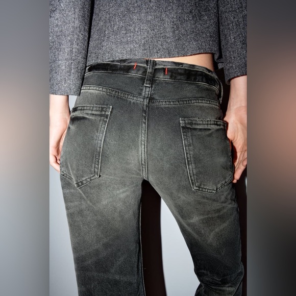 LOW RISE STRAIGHT LEG JEANS ZW COLLECTION - Picture 3 of 12